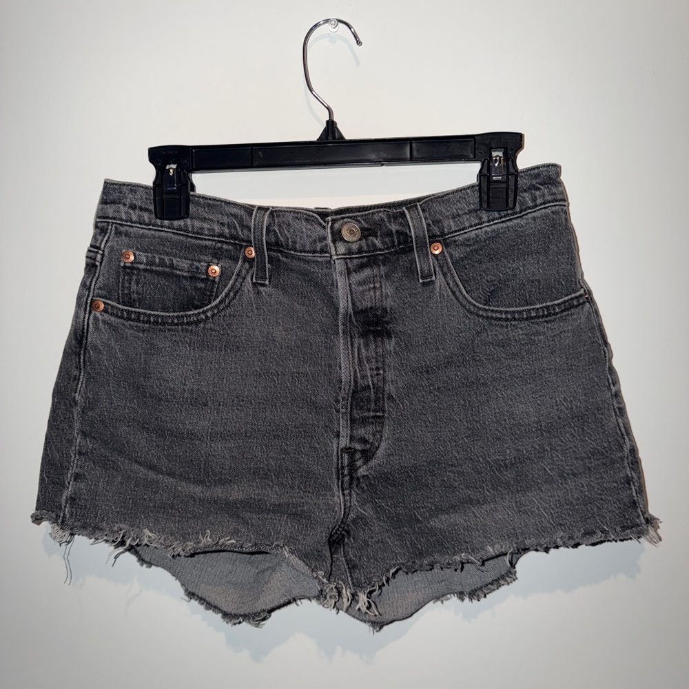 Levi's Black Jean Shorts